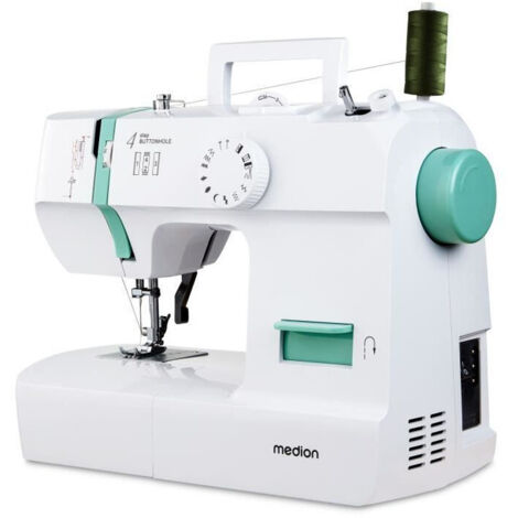 Macchina da Cucire - MEDION - SM 70 - 71W - 12 Punti - 700 g/min - LED - Turchese