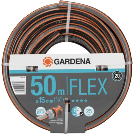 GARDENA Tubo acqua da giardino Comfort FLEX 50 m, 15 mm (5/8") per irrigazione e giardinaggio (18049-26)