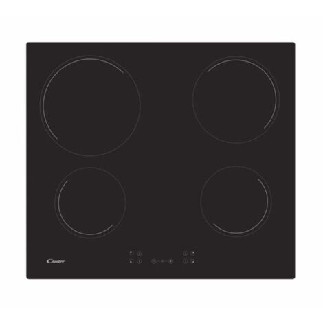 Piastra vitrocéramica CANDY 6500W 59 cm, CANDCH64CCB