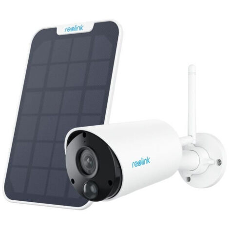 Reolink Argus B320 Telecamera IP Wi-Fi 3MP Interno/Esterno Batteria Solare Bianco