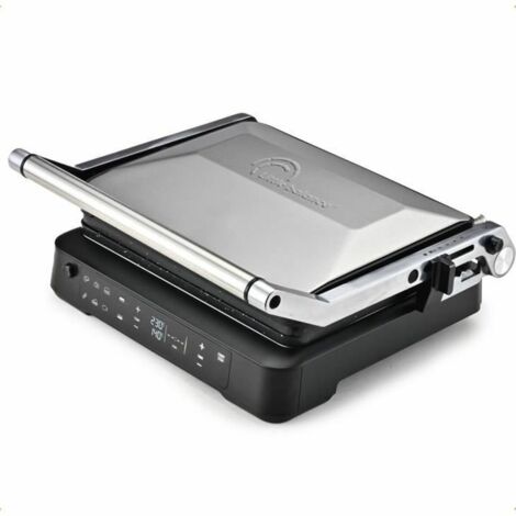 Grill carne - LITTLE BALANCE - 8734 - 2000 W - 6 posizioni - Alluminio / Nero (1/4)
