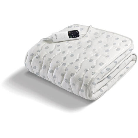 Surmatelas Chauffant - Imetec - 1 Place Adapto, 150x80cm - 6 Températures - 100% Coton Chauffage Rapide - Température Constant (1/5)