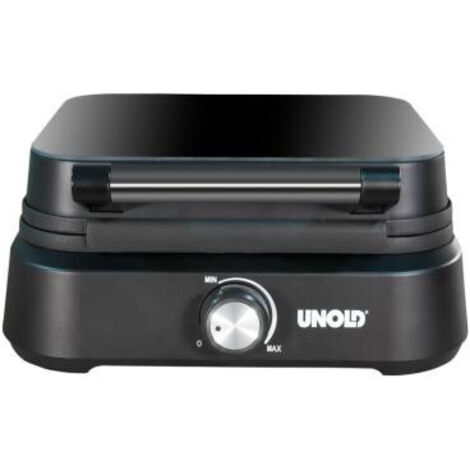 Unold Piastra per Waffle Belgians Brussels nera Schwarz (48275)