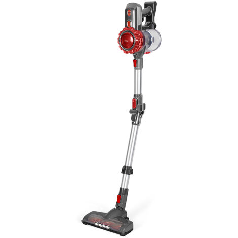 Aspirateur Balai sans fil FLEX - LIVOO DOH138 - 150 W - 10 kPa - 76 dB - Cyclonique - 2 vitesses - 0,55 L - Rouge (1/5)
