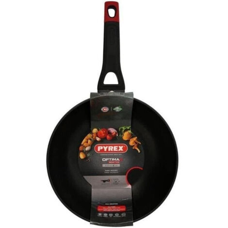 Wok - PYREX - 1455021 - En aluminium forgé - Antiadhésif - 28 cm - Sans PFAS (1/5)