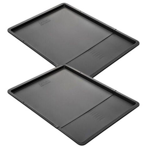 Ensemble de 2 Plaques a pâtisserie extensible - ZENKER - Black Metallic - 37 a 52 x 33 cm (1/5)