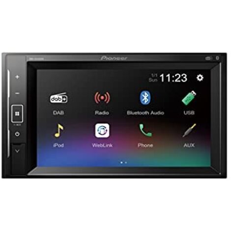 Autoradio - PIONEER - DMH-A240DABDAB - USB - 2 DIN - schermo 6,2 - Bluetooth - DAB+