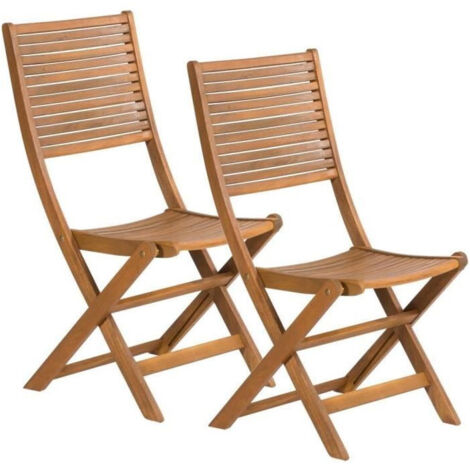 SEDIA PIEGHEVOLE IN LEGNO VERNICIATO NOCE- 4,0 pz