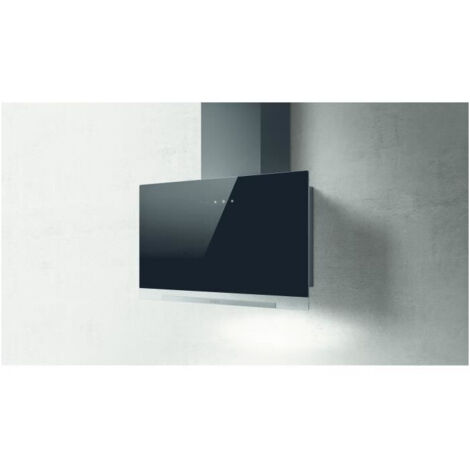 Cappa - ELICA - Aplomb - BL/A/60 - 58,8 x 65,5-99 x 25 cm - Vetro nero / Grigio antracite