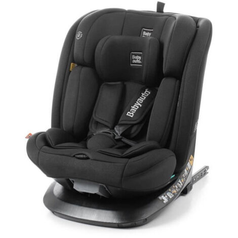 Seggiolino auto - BABYAUTO - ACROSS - Gruppo 0/1/2/3 - 40 / 150 cm - I‑Size - Isofix - Pivotante - Reclinate - Riduttore - Nero