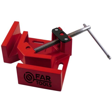 FARTOOLS PRO - Morsa angolare in acciaio con manovella - Rosso - 150515