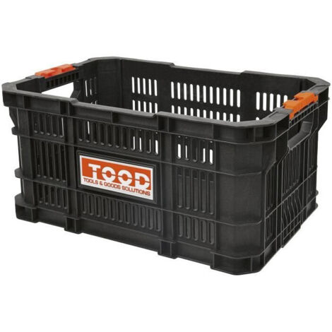 Cesto modulare - TOOD - Con maniglie - Trasporto semplice - 53x34x25 cm (1/4)