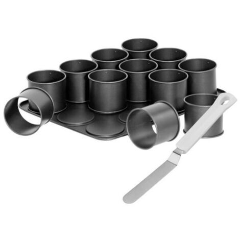 Teglia per mini dolci e spatola per glassare - ZENKER - Black Metallic (1/5)