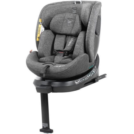 Seggiolino auto - BABYAUTO - CORE - Gruppo 0/1/2/3 - 40 / 150 cm - I-Size - Isofix - Girevole - Reclinabile - Riduttore - Grigio