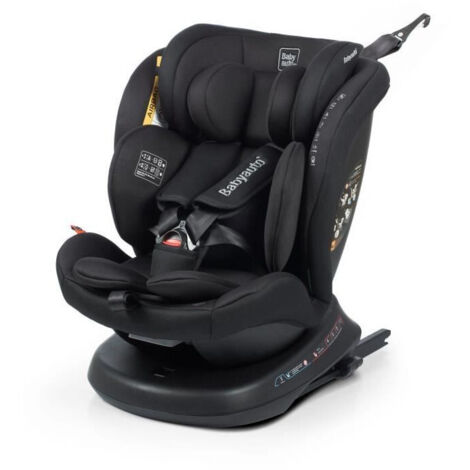 Seggiolino auto - BABYAUTO - RODIA - Gruppo 0/1/2/3 - 40 / 150 cm - I-Size Plus - Isofix - Girevole - Reclina - Riduttore - Nero