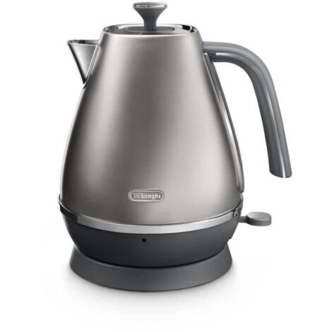 Bouilloire - DELONGHI - KBI2001.S - 2000 W - 1,7 L - Métal mat / Détails chromé (1/5)