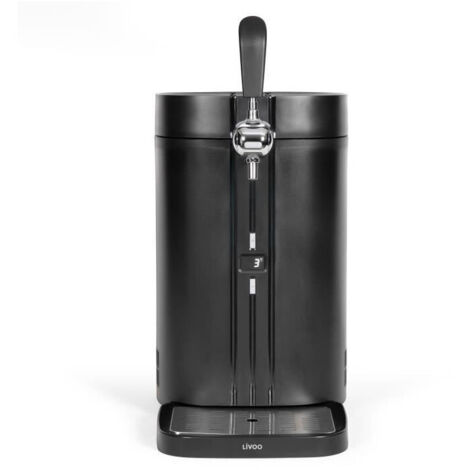 Spillatore di birra - LIVOO - DOM511 - 60W - Per fusti da 5L autopressurizzati - Conservazione 30g - 3 a 12°C - Vassoio raccogli gocce