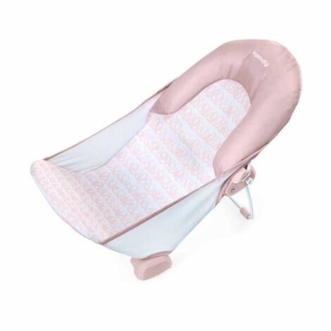 INGENUITY Sdraietta da bagno pieghevole per neonata rosa