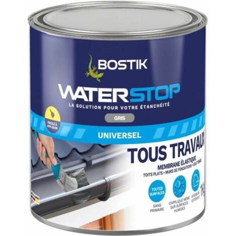 Membrana impermeabilizzante grigia Waterstop 1kg - BOSTIK (1/5)