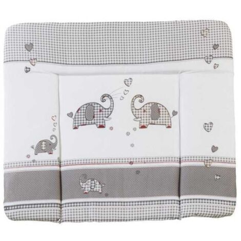 Balbina Fasciatoio Impermeabile Lavabile In Cotone - 60x70 Cm - Materassino Cambio Neonato - Wald Beige