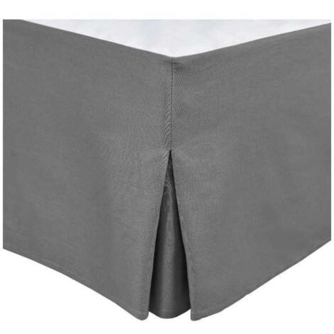 Cache-sommier Home Linge Passion 160 x 200 cm + 30 cm Antracite