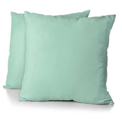 Cuscino quadrato HOME LINGE PASSION HP72084 63x63 cm Verde acqua