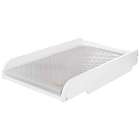Custodia per fasciatoio ROBA da appoggiare sul letto 46x82 cm Bianco + materasso grigio 'Roba Style'