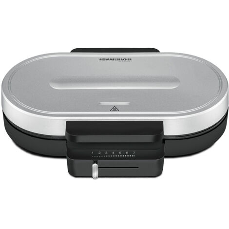 Gaufrier Rommelsbacher WA 1250 doppio 1250 W argento/nero 2x Ø16 cm