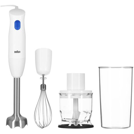 Mixeur plongeant - BRAUN - MultiQuick MQ10.202M - 450 W - 1 vitesse - Blanc