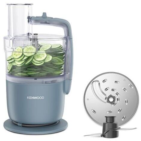 Robot multifonction KENWOOD FDP22.000GY - 1 vitesse + Pulse - 650W - Bol 1,3L + accessoires