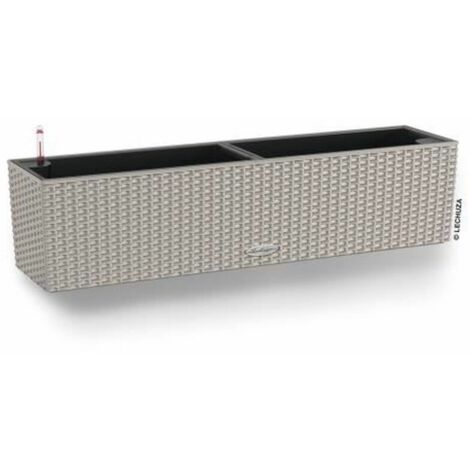 Jardiniere - Balconera cottage 80 - Kit complet - Brun sable - 12 L - LECHUZA