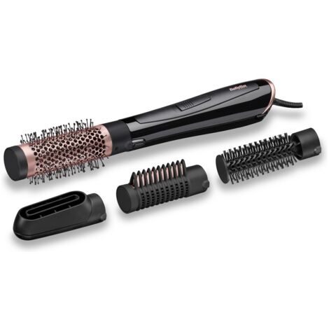 Babyliss AS126E Spazzola per asciugacapelli Perfect Finish Nero/Rosa