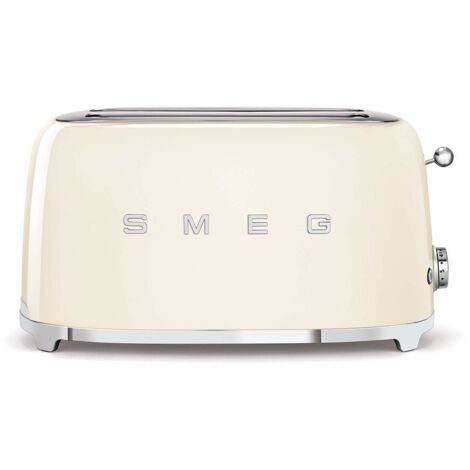 SMEG Tostapane TSF02CREU, 1500 W, Acciaio inox, 2 fessure, Crema 22x39x21cm