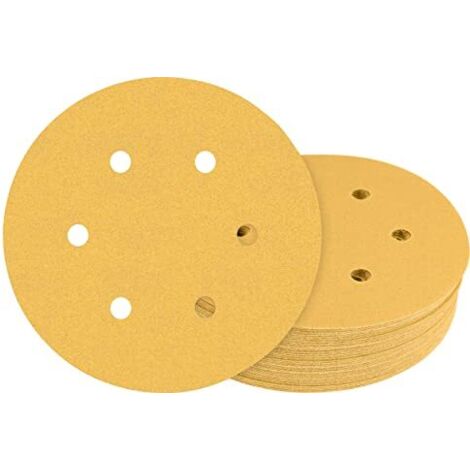 EXPERT C470 Carta abrasiva con 6 fori per levigatrici orbitali, 150 mm, K 150, confezione da 50 pezzi