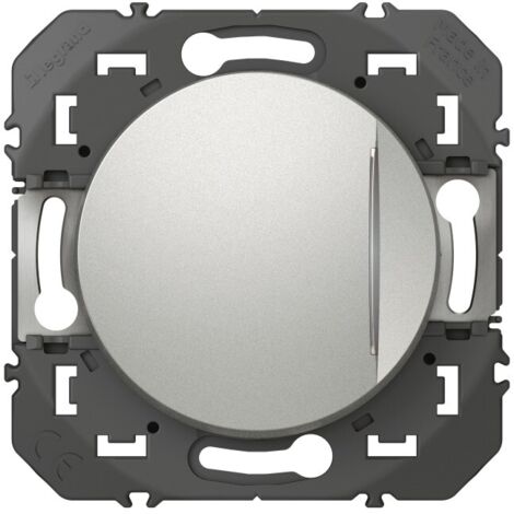 Deviatore luminoso, LEGRAND Dooxie, alluminio Legrand