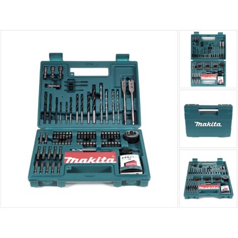 Makita B-53811 Set di 100 punte per avvitatura / foratura con portapunte + Valigetta degli attrezzi
