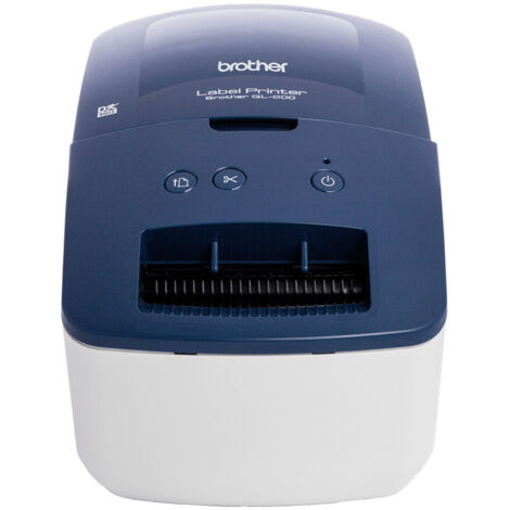 BROTHER QL-600 Imprimante detiquettes professionnelle bleue - Ideale petite entreprise et travail a domicile (1/5)