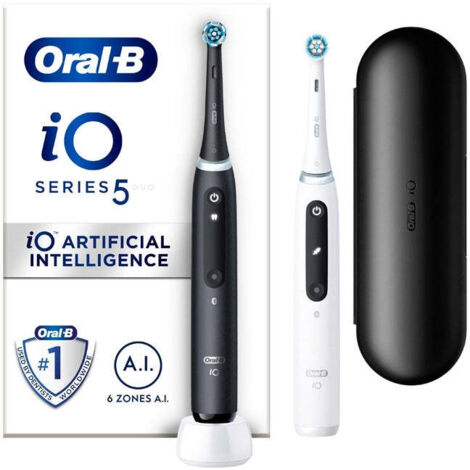 Oral-B - iO5 Duo Black and White - Electric Toothbrush (414834) (414841) (1/5)