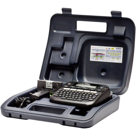 Brother P-touch D210VP stampante di etichette nera compatta