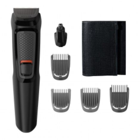 Philips MG-3710-15 Multigroom Series 3000 Rifinitore All-In-One 6 in 1 Autonomia 60 min Nero