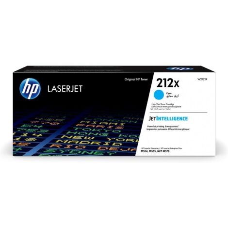 Cartuccia Toner Originale HP 212X ad Alto Rendimento Cyan per Stampanti LaserJet (1/5)