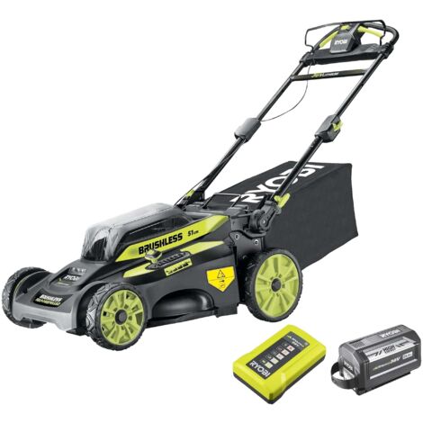 RYOBI 36V LithiumPlus Brushless trainato RYOBI 36V - taglia 51 cm - 1 batteria 6.0Ah - 1 caricatore rapido RY36LMX51A-16
