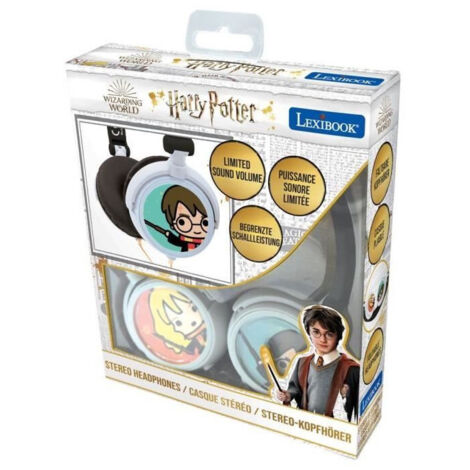 Cuffie stereo pieghevoli per bambini Harry Potter - LEXIBOOK - Limitazione del volume di ascolto (1/5)