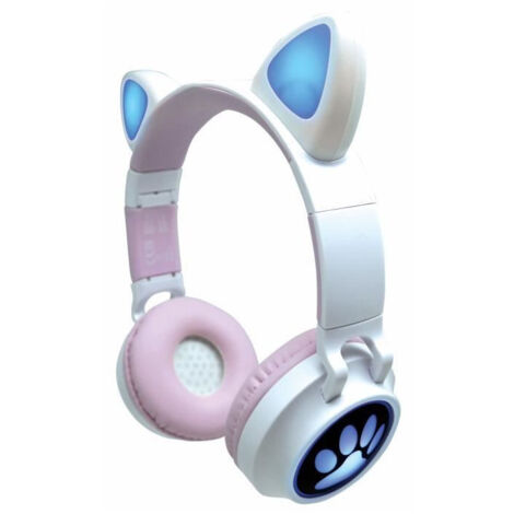 Cuffie audio 2-in-1 con orecchie da gatto per ascoltare la musica senza fili con Bluetooth 5.0 (1/5)
