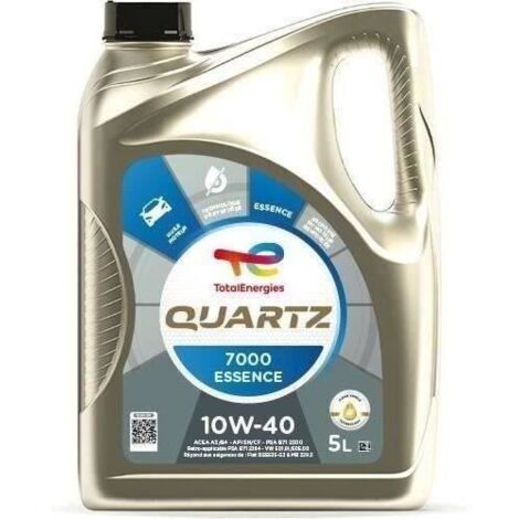 Huile moteur - TotalEnergies - Quartz 7000 essence 10W-40 - 5L (1/2)