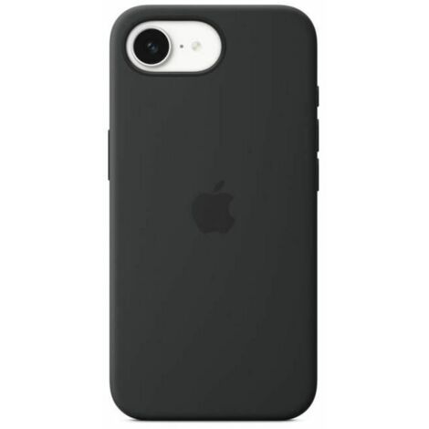 Cover in silicone Apple Nera per iPhone 16e (1/4)