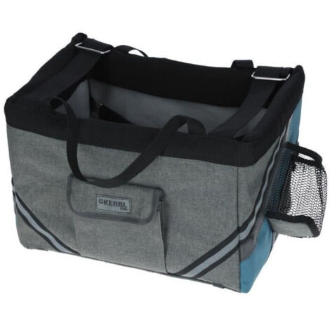 Borsa da bicicletta - KERBL - Vacation - Grigio/blu - 38x29x25 cm (1/5)
