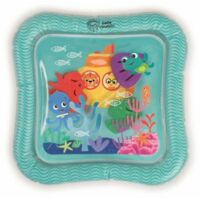 BABY EINSTEIN Tapis d'éveil et matelas a eau Ocean Explorers, sensory splash, 3 créatures flottantes, des la naissance