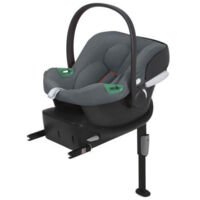 Seggiolino auto Aton B2 I-Size - Base One inclusa - Gruppo 0+ - Grigio acciaio