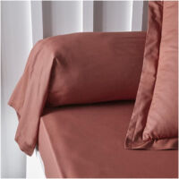 Fodera per cuscino TODAY Essential - 45 x 185 cm - 100% Cotone unito - Terracotta
